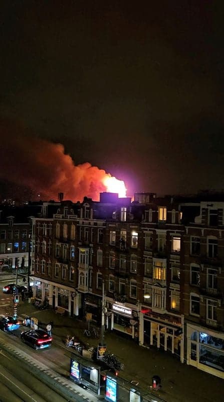 Fireworks accidents kill two in the Netherlands; fire destroys historic Amsterdam church