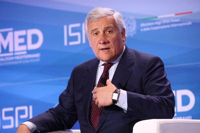 Italy's Tajani calls for electoral reform with majority bonus before next national vote