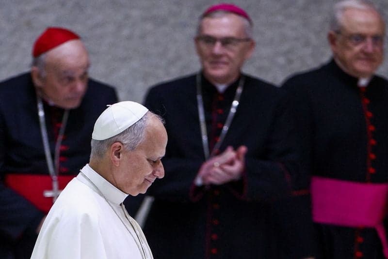 Pope Leo decries 'diplomacy based on force' in speech to Vatican envoys