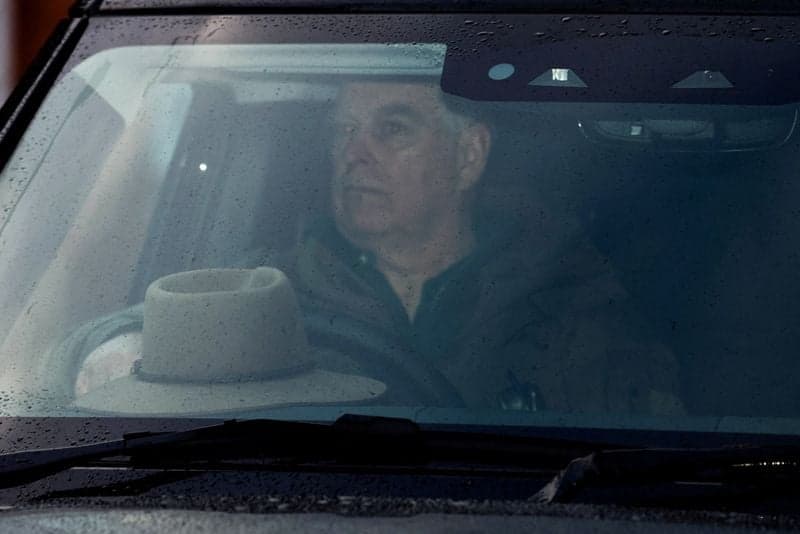 Image for King Charles' brother Andrew leaves Windsor home after latest Epstein revelations