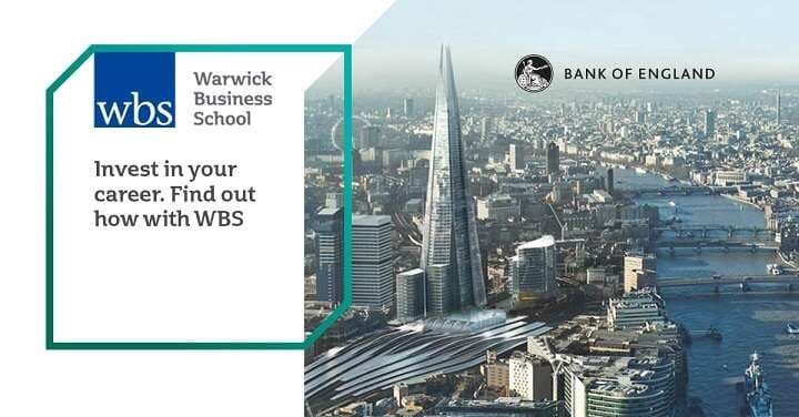 Discover the Global Central Banking and Financial Regulation Qualification from WBS, in partnership with the Bank of England.