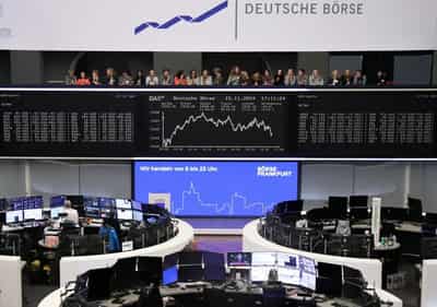 Image for European stocks sink as investors flock to safety amid geopolitical jitters