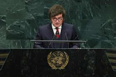 Image for UN choosing to 'look the other way' on Falklands dispute, Milei says