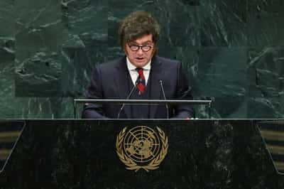 Image for UN choosing to 'look the other way' on Falklands dispute, Milei says