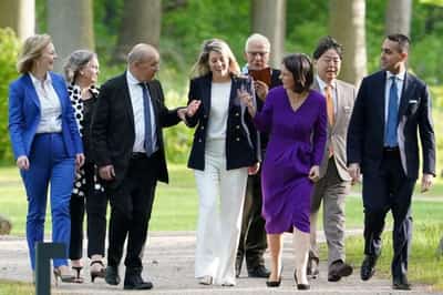 Image for Germany promises G7 show of unity against Russia as ministers meet