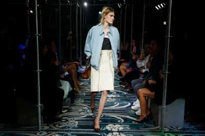 Image for Prada questions femininity, Emporio Armani focuses on fun at Milan Fashion Week