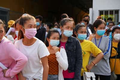 Image for Cambodia&#8217;s garment workers struggle to pay debts as lockdown bites