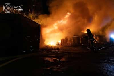 Image for Three killed in Russian strikes in Kyiv region, official says