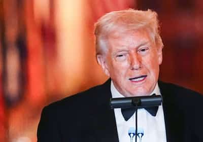 Image for Trump says he is sending a hospital ship to Greenland