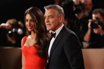Image for George and Amal Clooney flee their luxury French home due to wildfires