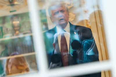 Image for Trump reiterates Pope Leo criticism, says it is 'unacceptable' for Iran to have a nuclear bomb