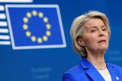Image for EU's von der Leyen says three options or combination could finance Ukraine