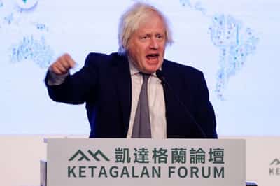 Image for Former UK PM Johnson rejects China's bullying of Taiwan, calls for deeper ties with West
