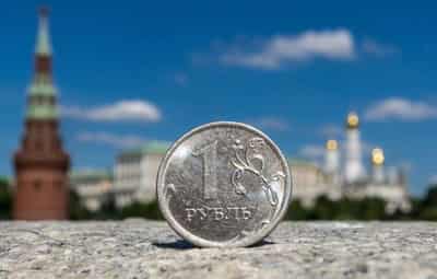 Image for Rouble hits multi-month low past 64 vs dollar on Ukraine escalation fears