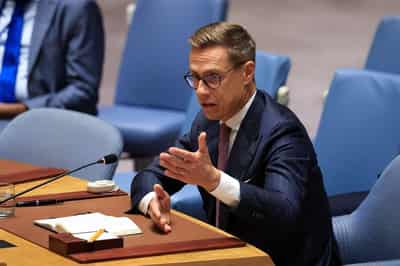 Image for Finnish leader pleads with Musk to help Ukraine hit Russian missile launchers