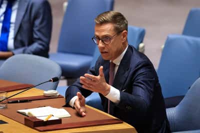Image for Finnish leader pleads with Musk to help Ukraine hit Russian missile launchers