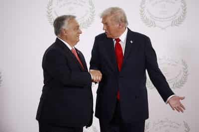 Image for US grants Hungary exemption on Russia sanctions after warm Trump-Orban meeting