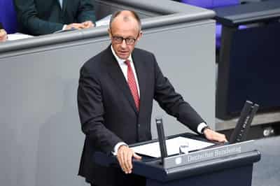 Image for Germany's Merz accuses Putin of murder and trying to destabilise West