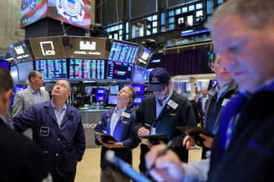 Image for Wall Street stocks power higher as Treasury yields and dollar ease