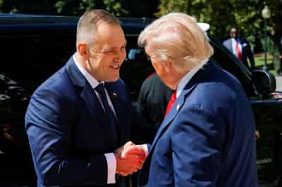 Image for Polish president thanks Trump for increasing US military presence
