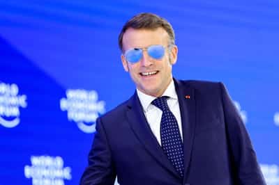 Image for Macron tells Davos of a 'shift towards a world without rules'