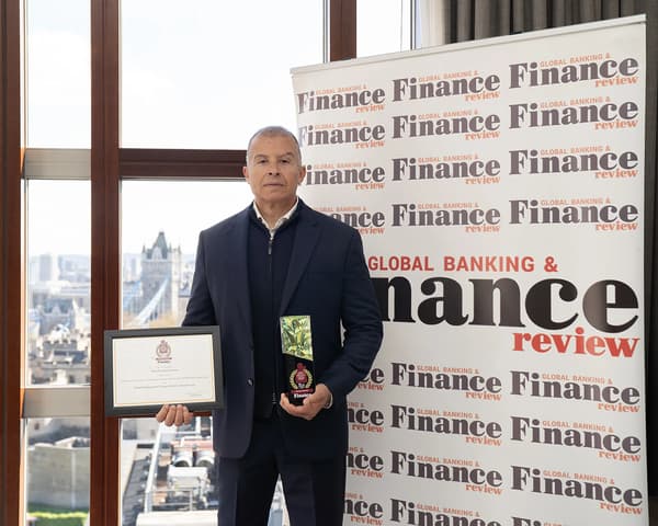 Global Banking & Finance Review magazine photoshoot at the London Stock Exchange