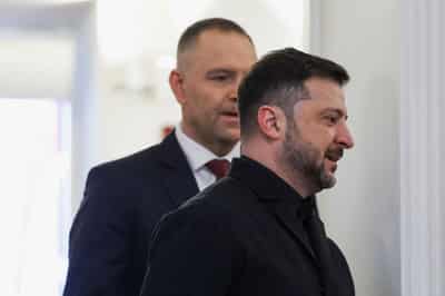 Image for Polish president decides to strip Ukraine's Zelenskiy of top honour over WW2 dispute