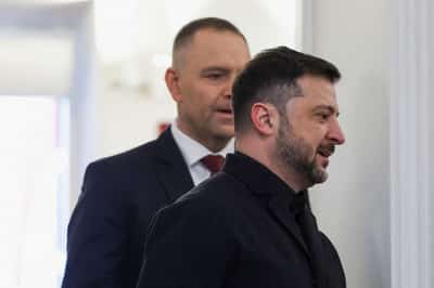 Image for Polish president decides to strip Ukraine's Zelenskiy of top honour over WW2 dispute