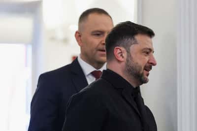 Image for Polish president decides to strip Ukraine's Zelenskiy of top honour over WW2 dispute