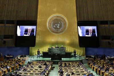 Image for Palestinian leader pledges to work with Trump, others on UN-backed Gaza plan