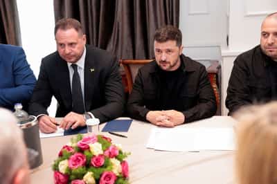 Image for Chief of staff of Ukraine's Zelenskiy: work proceeding on military component of security guarantees