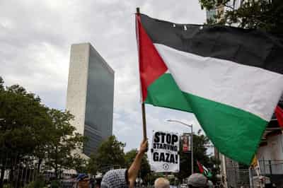 Image for UN meets to urge support for two-state solution but US, Israel boycott