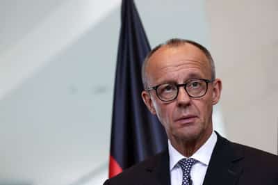 Image for Germany's halt to arms exports to Israel is response to Gaza expansion plans, chancellor says