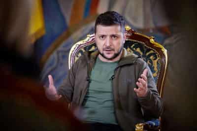 Image for Ukrainian president warns Russia war could lead to famine in other nations