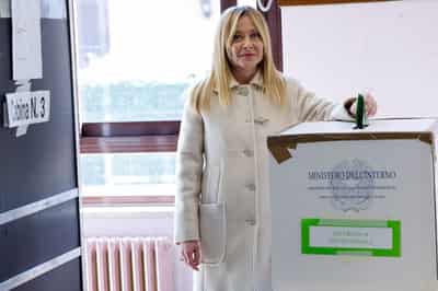 Image for Exit polls suggest Italy's Meloni has narrowly lost justice referendum vote