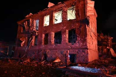 Image for Russia says it struck military-related warehouses and steel works in overnight Ukraine strikes