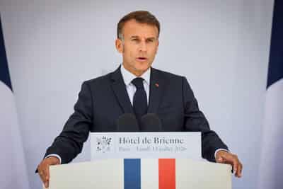 Image for Macron calls go-it-alone defence strategies in Europe an 'absurdity'