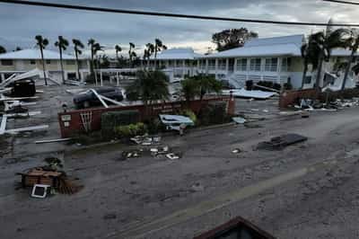 Image for Hurricane Milton leaves Florida with less damage than feared