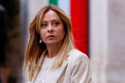 Image for Italy's Meloni joins rapper's podcast to sway justice referendum