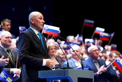 Image for Slovenians vote in tight race between liberals and populist right