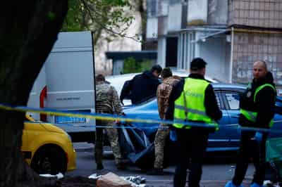 Image for Kyiv shooter quarrelled with neighbour before attack, minister says