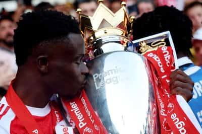 Image for Soccer-'It's our time' - Saka says Arsenal proved critics wrong with title triumph