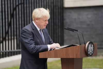 Image for Contest to replace Boris Johnson begins, opponents demand he goes now