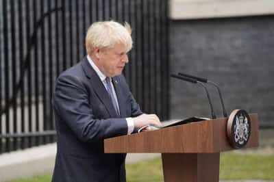 Image for Contest to replace Boris Johnson begins, opponents demand he goes now