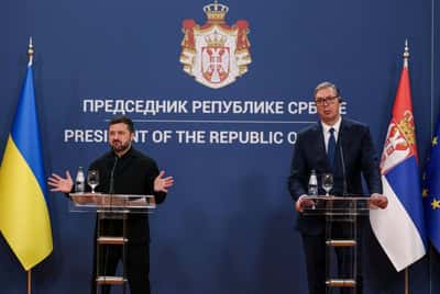 Image for Leaders of Serbia and Ukraine pledge closer economic ties