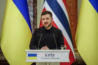 Image for Ukraine's Zelenskiy says he spoke to Saudi crown prince