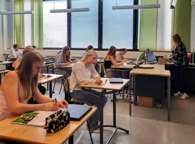 Image for Books in, screens out: some Finnish pupils go back to paper after tech push