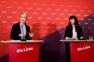 Image for Far left ahead in Berlin state election, exit polls show
