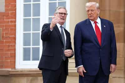 Image for Starmer, Trump discussed Russia-Ukraine, Iran after Geneva talks, Downing Street says