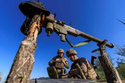 Image for Jet-powered Russian drones strain Ukraine's air defences